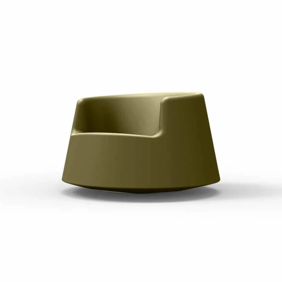 Modern fotoliu de grădină de design ruletă Vondom în polietilenă Viadurini