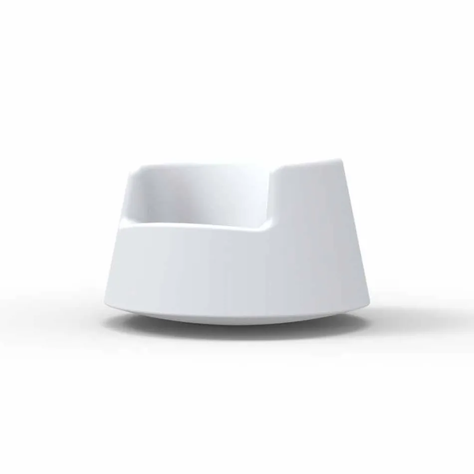 Modern fotoliu de grădină de design ruletă Vondom în polietilenă Viadurini