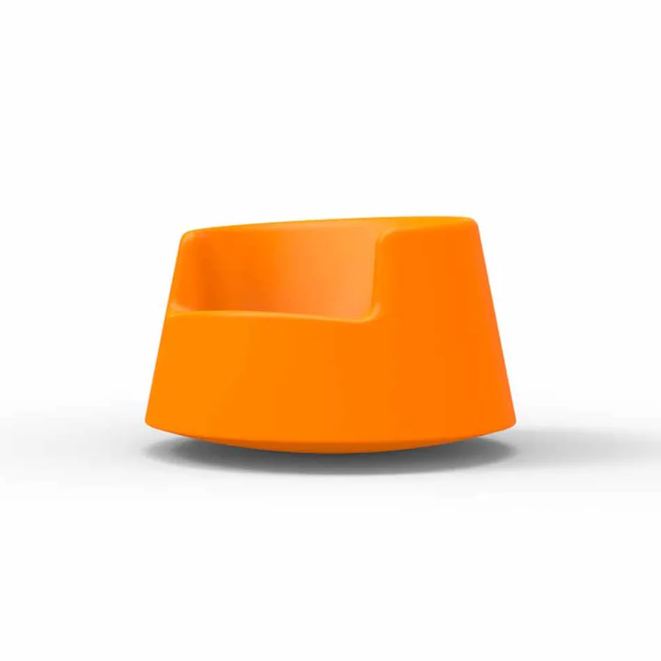 Modern fotoliu de grădină de design ruletă Vondom în polietilenă Viadurini