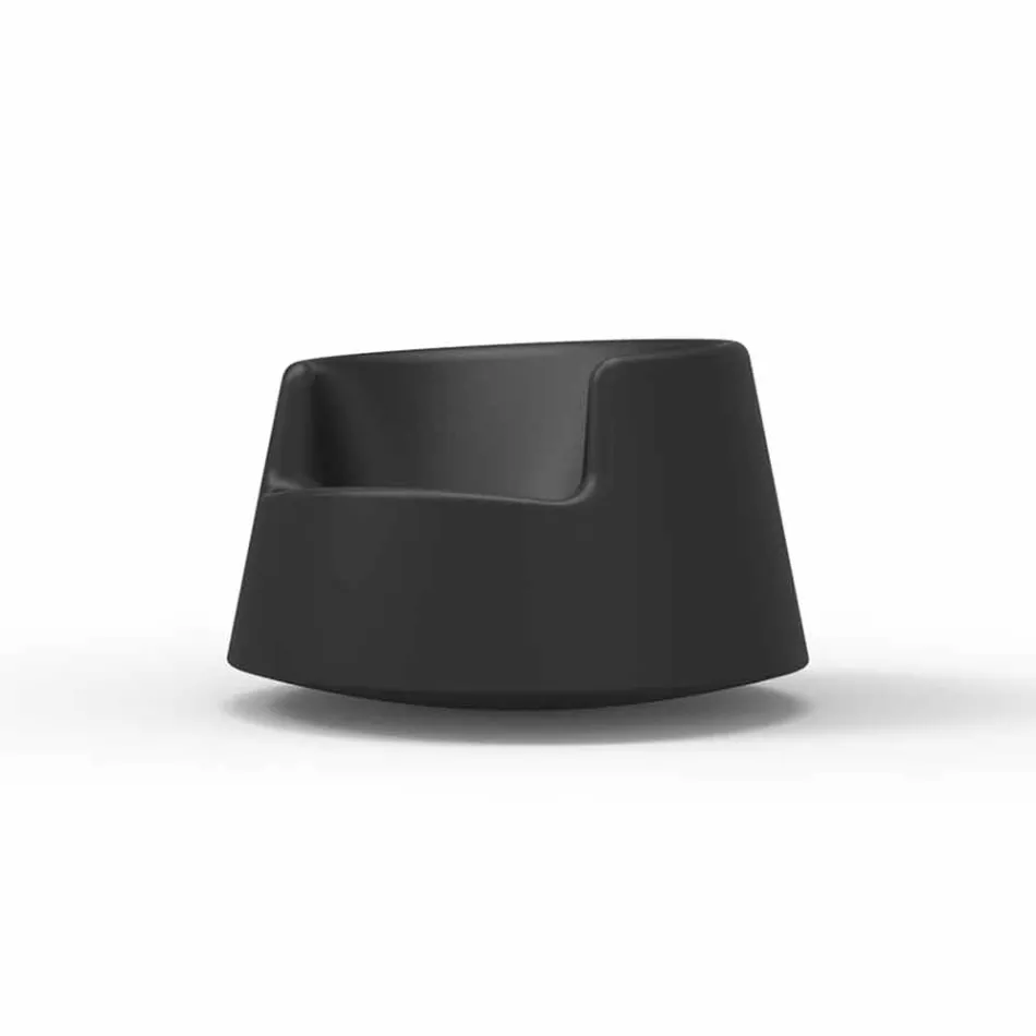 Modern fotoliu de grădină de design ruletă Vondom în polietilenă Viadurini