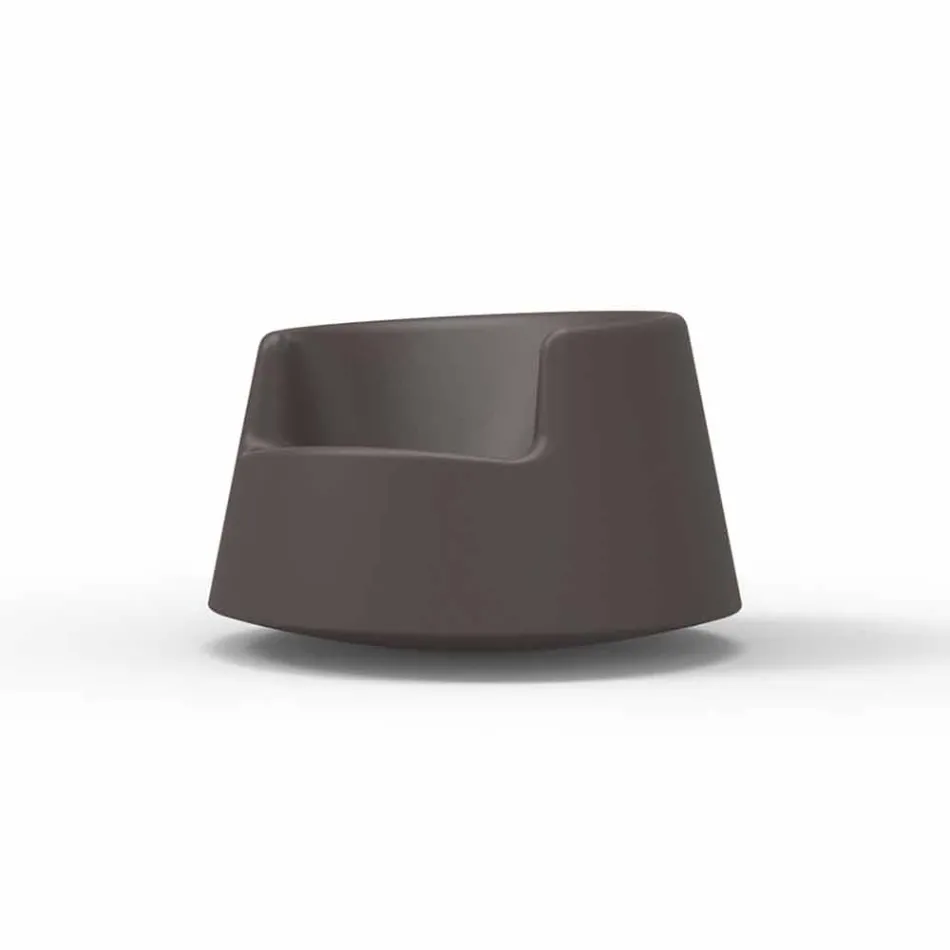 Modern fotoliu de grădină de design ruletă Vondom în polietilenă Viadurini