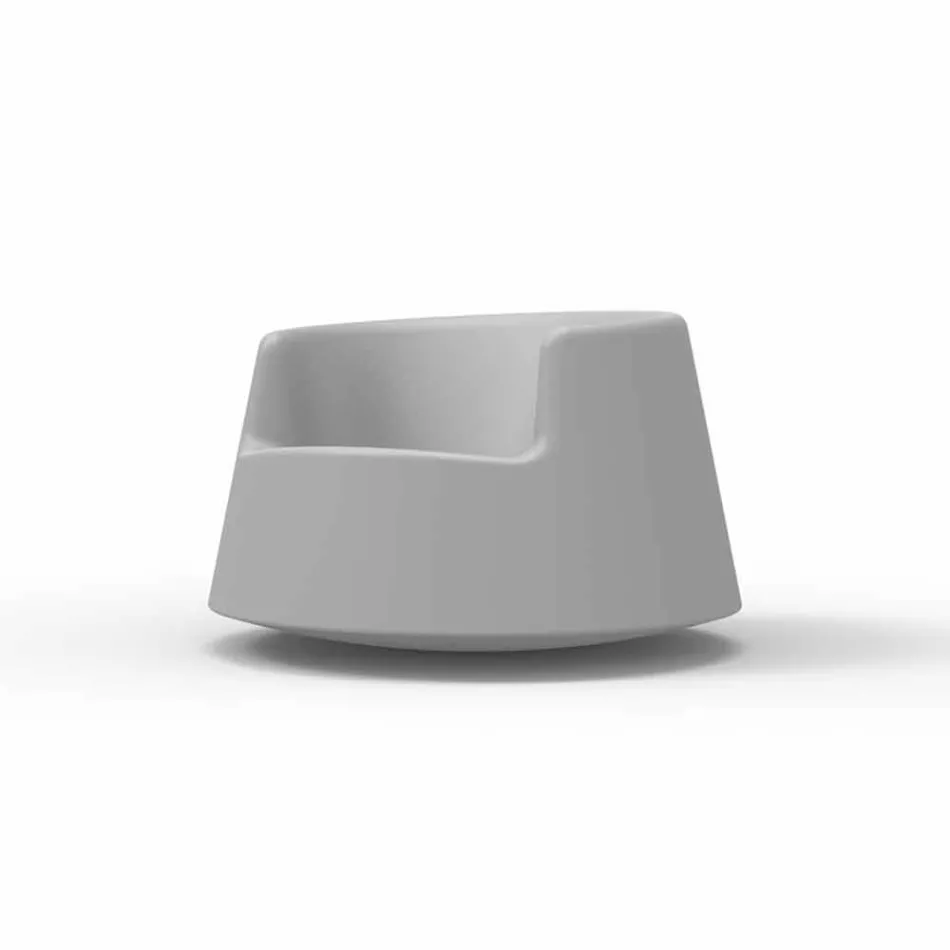 Modern fotoliu de grădină de design ruletă Vondom în polietilenă Viadurini