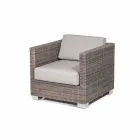 mână Fotoliu gradina de design țesute Elsa Viadurini