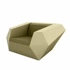 Faz fotoliu de grădină de către designul modern Vondom din polietilenă Viadurini