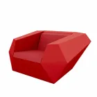 Faz fotoliu de grădină de către designul modern Vondom din polietilenă Viadurini