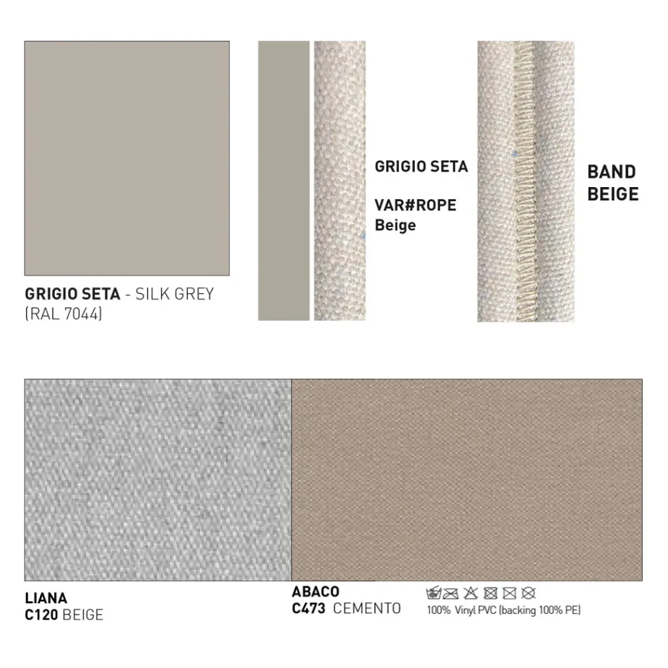 Fotoliu de grădină din aluminiu Made in Italy - Emmacross by Varaschin Viadurini