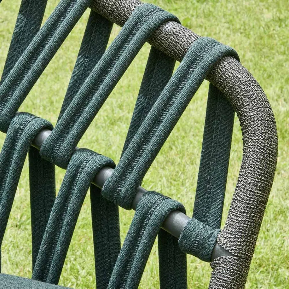 Fotoliu de grădină din aluminiu Made in Italy - Emmacross by Varaschin Viadurini