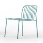 Fotoliu de grădină metalic stivuibil Made in Italy 2 buc - Simply Viadurini