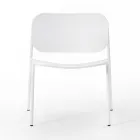 Fotoliu de Gradina din Metal Vopsit Made in Italy 2 Piese - Synergy Viadurini