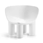 Fotoliu de grădină din polietilenă și țesătură Made in Italy - Freccia Viadurini