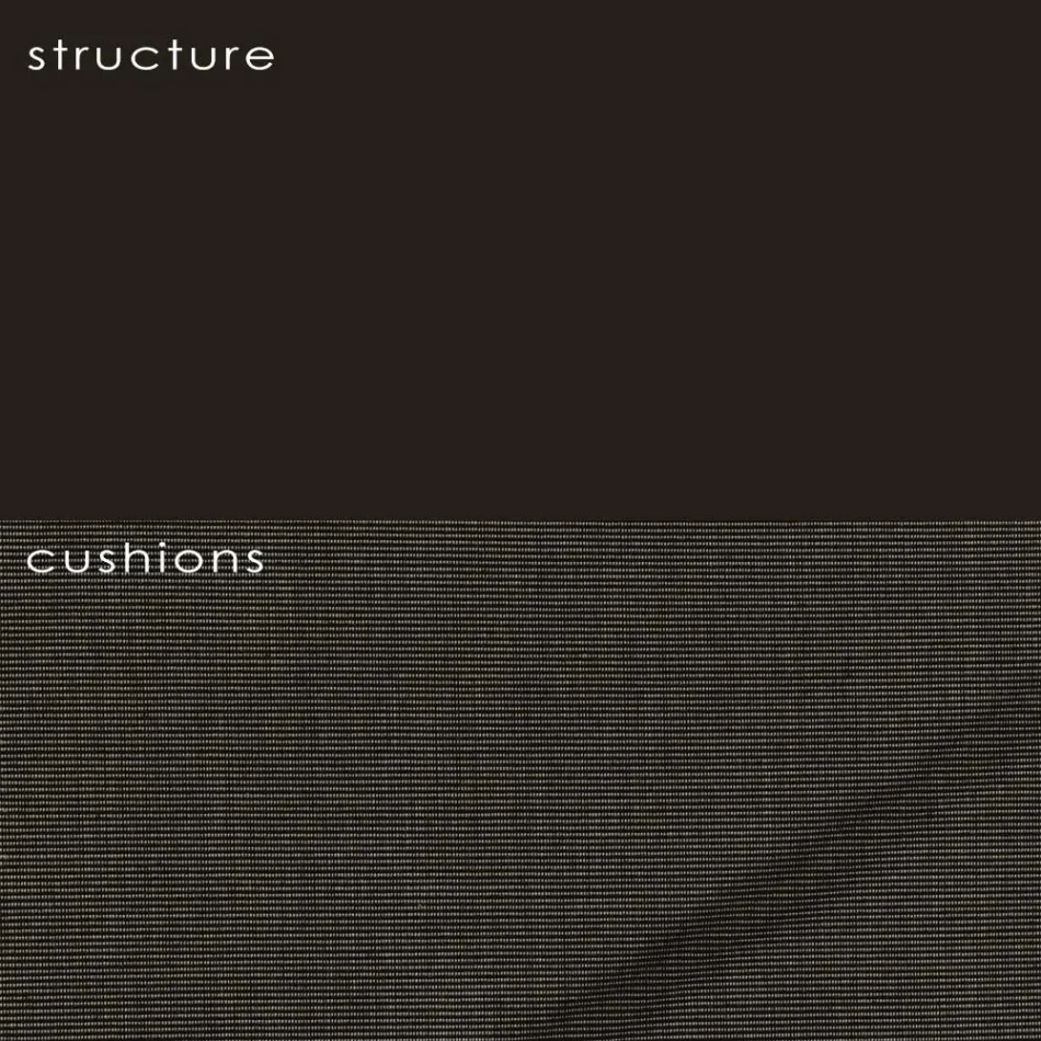 Fotoliu de grădină din polietilenă și țesătură Made in Italy - Freccia Viadurini