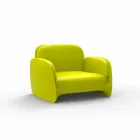 Pezzettina de fotoliu de gradina Vondom din polietilena, design Viadurini