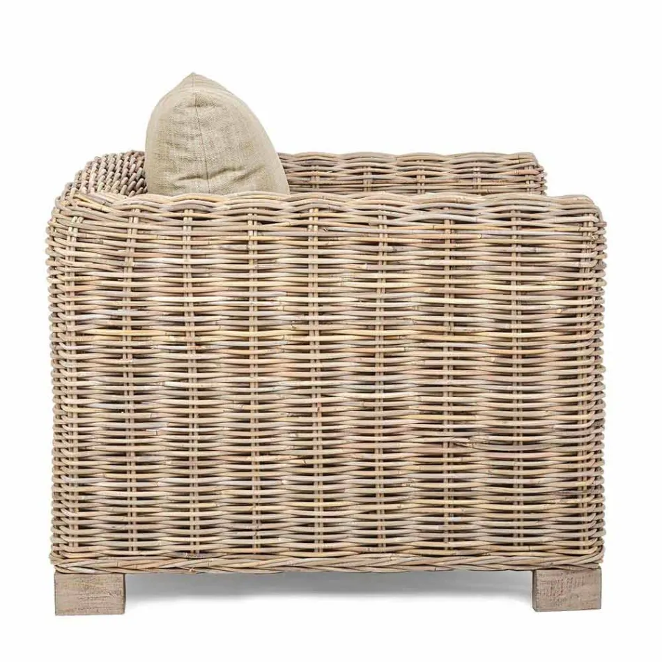 Homemotion Fotoliu de grădină interior / exterior design Rattan - Ceara Viadurini