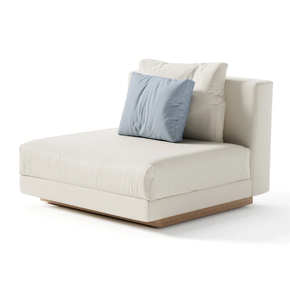 Fotoliu de grădină din material fabricat în Italia - Rubik Viadurini