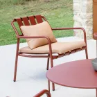 Fotoliu de grădină fabricat în întregime din aluminiu - Resplendent Viadurini