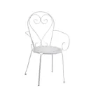 Scaun de grădină fabricat în întregime din metal - Archive Viadurini