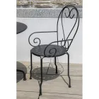 Scaun de grădină fabricat în întregime din metal - Archive Viadurini