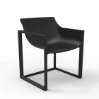 WallStreet Vondom fotoliu de grădină, polipropilenă și fibră de sticlă Viadurini