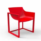 WallStreet Vondom fotoliu de grădină, polipropilenă și fibră de sticlă Viadurini