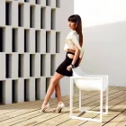 WallStreet Vondom fotoliu de grădină, polipropilenă și fibră de sticlă Viadurini