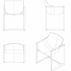 WallStreet Vondom fotoliu de grădină, polipropilenă și fibră de sticlă Viadurini