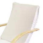 Fotoliu de interior realizat din lemn de mesteacăn și țesătură - Abissi Viadurini