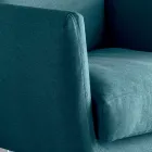 Fotoliu de sufragerie cu bază pivotantă sau fixă la alegere Made in Italy - Ironic Viadurini