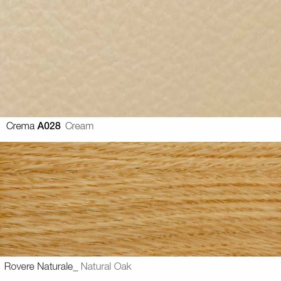 Fotoliu pentru living cu suport pentru picioare din piele și lemn Fabricat în Italia - Fluture Viadurini