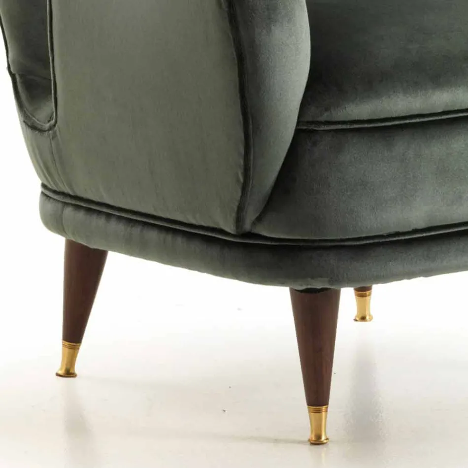 Scaun captusit salon design clasic L78xP75cm, Benny Viadurini