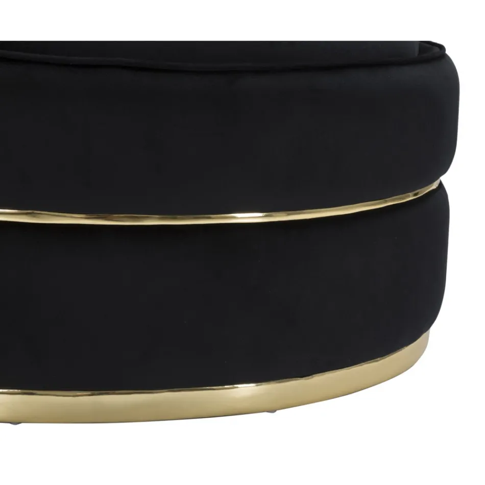 Fotoliu tapițat și tapițat pentru cameră de zi în țesătură cu decorațiuni - patch Viadurini