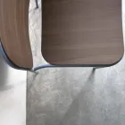 Fotoliu Sufragerie din Lemn si Metal Made in Italy 2 Piese - Saffia Viadurini