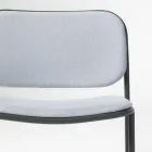 Fotoliu Sufragerie din Tesatura si Metal Made in Italy 2 Piese - Sangria Viadurini