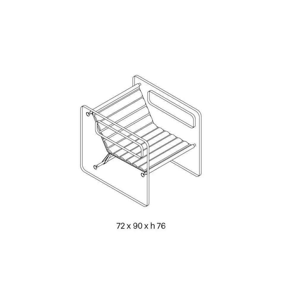 Fotoliu living din sticlă și scaun din piele albă Design modern - Tecna Viadurini