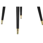 Fotoliu de sufragerie tapițat în țesătură cu picioare moderne din lemn - Ezia Viadurini