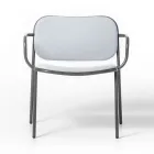 Fotoliu Sufragerie Imbracat in Tesatura Made in Italy 2 Piese - Sangria Viadurini