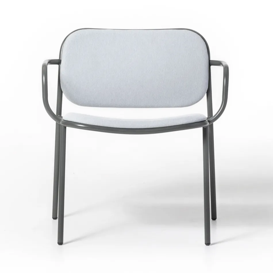 Fotoliu Sufragerie Imbracat in Tesatura Made in Italy 2 Piese - Sangria Viadurini