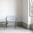 Fotoliu Sufragerie Imbracat in Tesatura Made in Italy 2 Piese - Sangria Viadurini