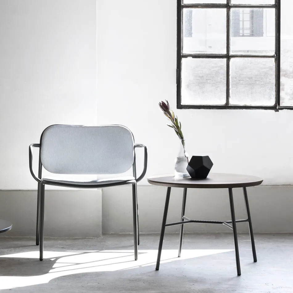 Fotoliu Sufragerie Imbracat in Tesatura Made in Italy 2 Piese - Sangria Viadurini