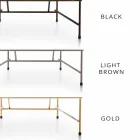 Fotoliu din living din țesătură cu structură metalică Fabricat în Italia - Manila Viadurini