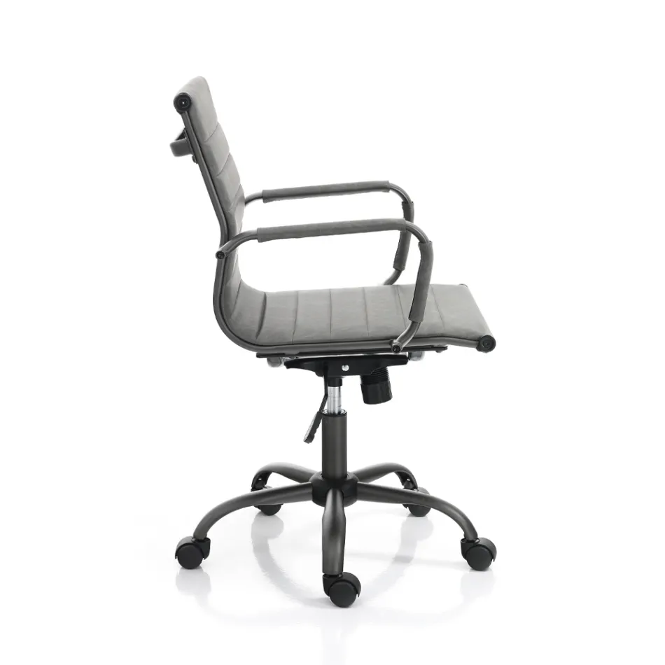 Fotoliu de birou cu spătar înalt sau jos - Rubidio Viadurini