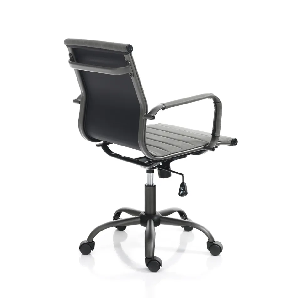 Fotoliu de birou cu spătar înalt sau jos - Rubidio Viadurini