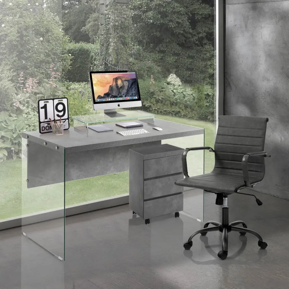 Fotoliu de birou cu spătar înalt sau jos - Rubidio Viadurini