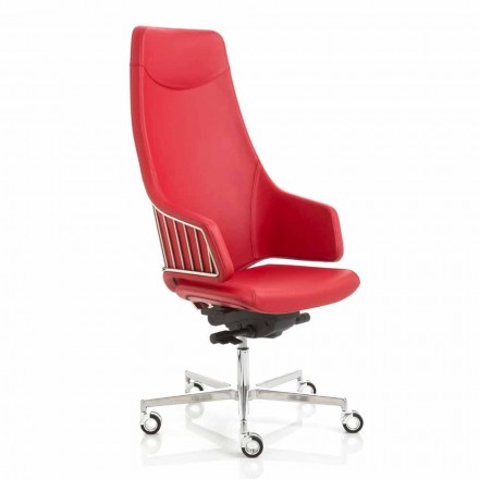 model de scaun de birou executiv de Luxy Italia, made in Italy Viadurini