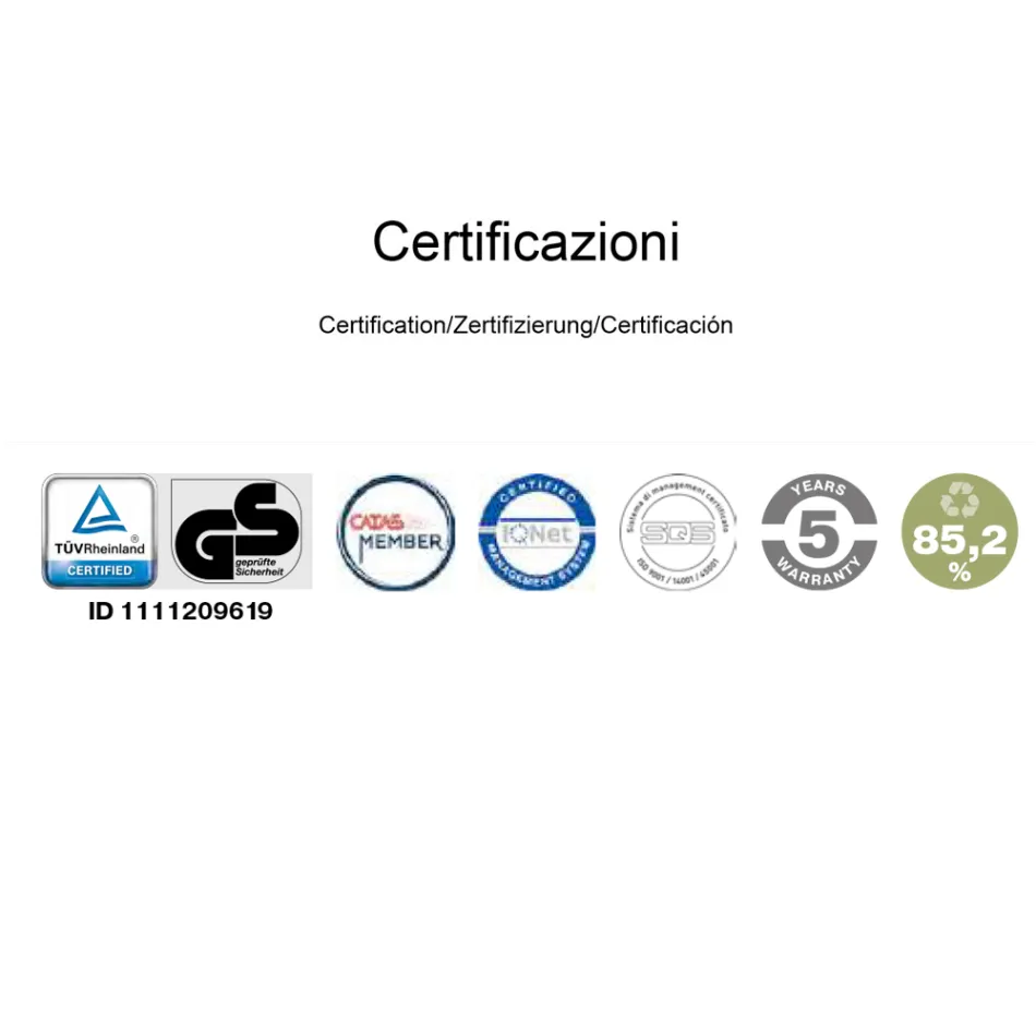 Scaun de birou pivotant ergonomic cu roți și tetieră - Gimiglia Viadurini