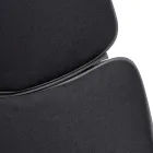 Scaun de birou pivotant reglabil din otel si poliester - Luigio Viadurini