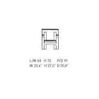 Fotoliu design din placaj negru sau finisaj mesteacan Made in Italy - Galatea Viadurini