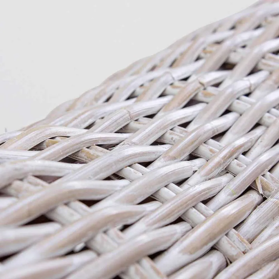 Fotoliu de lux Homemotion Rattan pentru interior / exterior - Francioso Viadurini