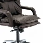 Scaun din piele de design orientat în Italia Gemma Viadurini