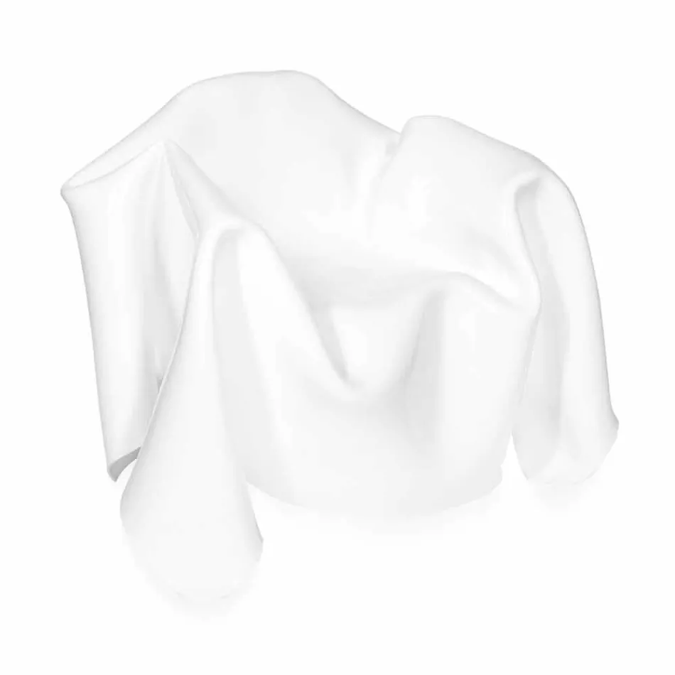 un design modern, fotoliu din plexiglas alb de la Paris, a făcut în Italia Viadurini