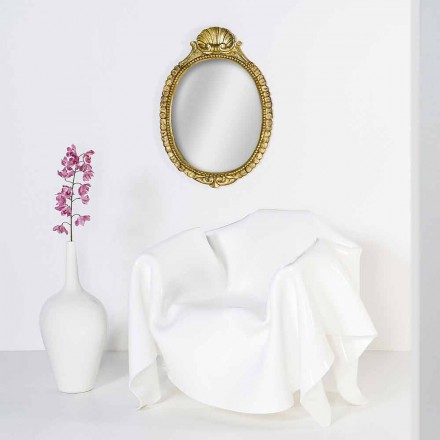 un design modern, fotoliu din plexiglas alb de la Paris, a făcut în Italia Viadurini